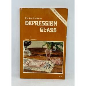 Gene Florence - Pocket Guide To Depression Glass Revised 2nd Edition 1980 Signed